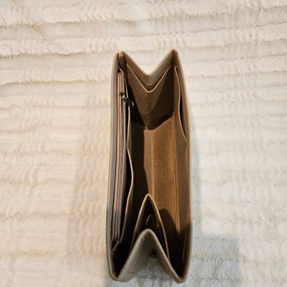 Beige Multi-Pocket Felt Handbag Organizer ✨Never used, Brand New Keep your hand - Picture 5 of 5